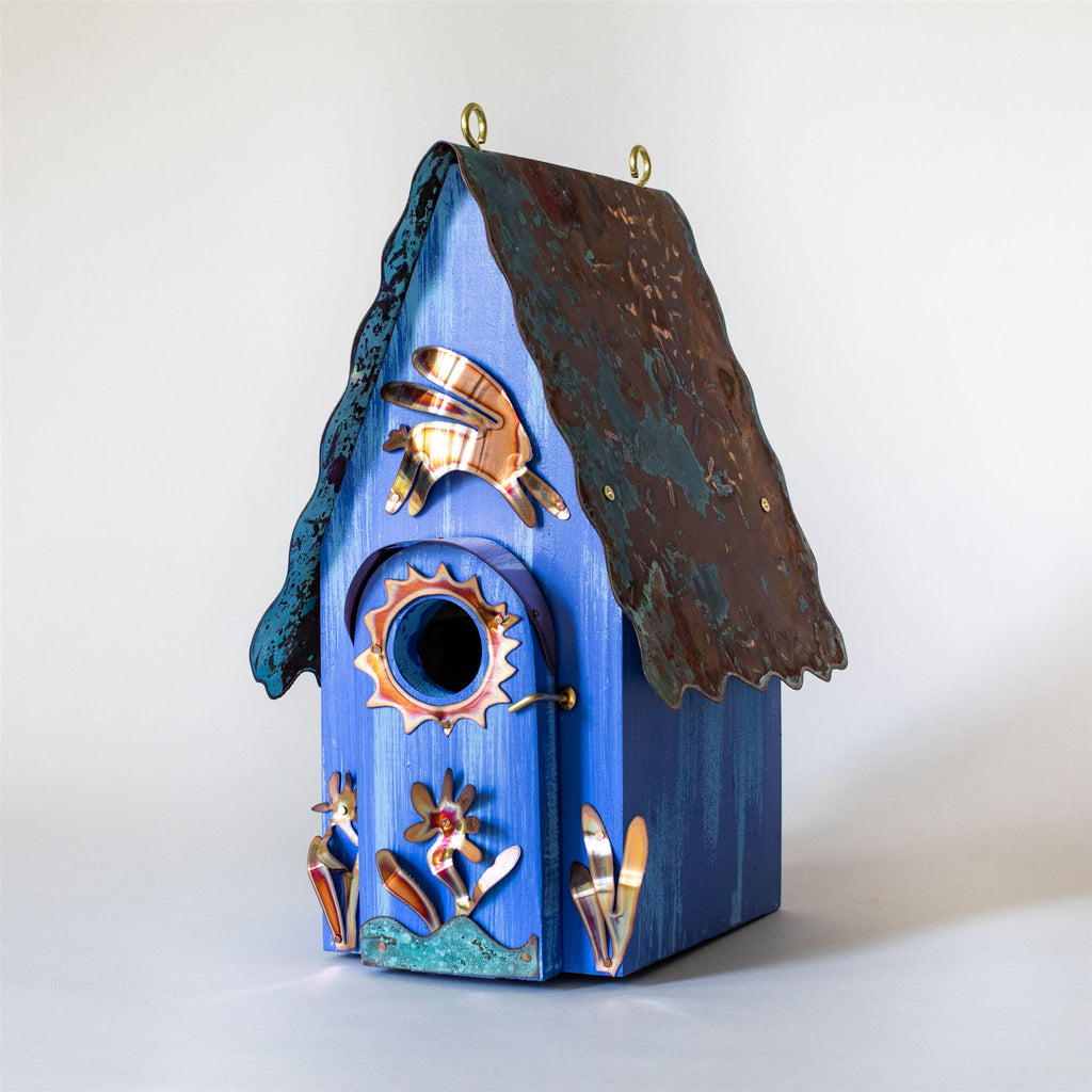 Leaping Rabbit Birdhouse